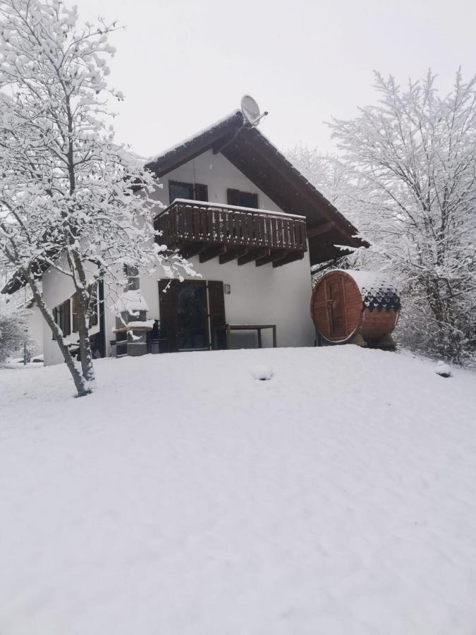 Seepark Kirchheim Ferienhaus Bei Zeta Mit Sauna Eksteriør bilde